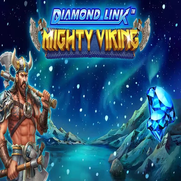 Diamond Link Mighty Viking logo – Slots by Greentube at One Casino