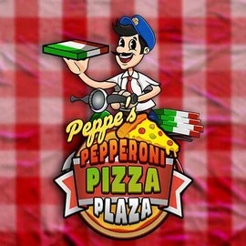Peppe’s Pepperoni Pizza Plaza slot logo by Pragmatic Play at One Casino